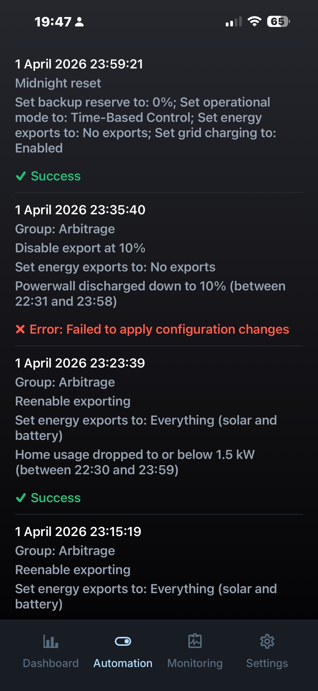 Automations in Netzero